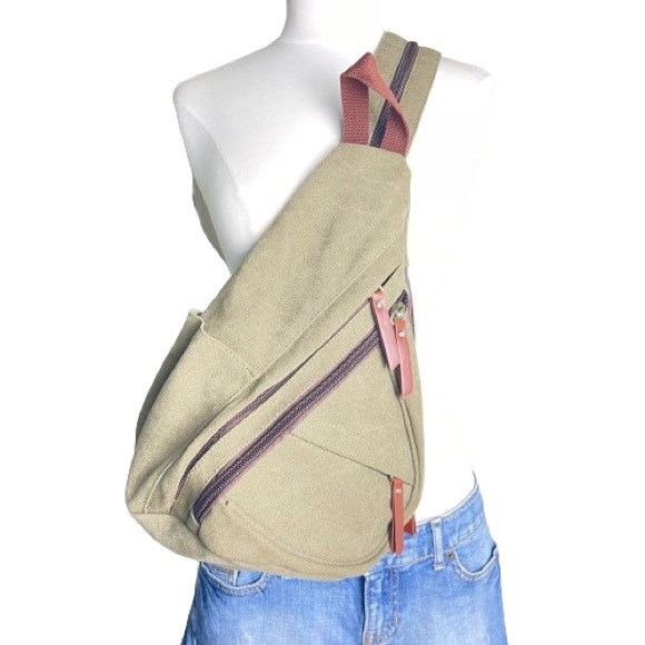 Antik Kraft Handbags - ✨Antik Kraft Canvas Sling Bag✨Crossbody Backpack Rucksack for Men Women Unisex